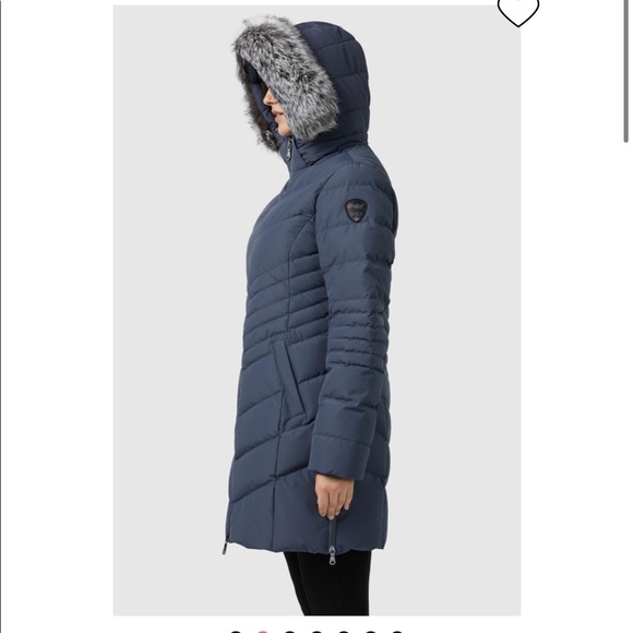 NEW Pajar Canada QUEENS Down Insulated Jacket Coat Navy Blue - XS - Picture 9 of 16